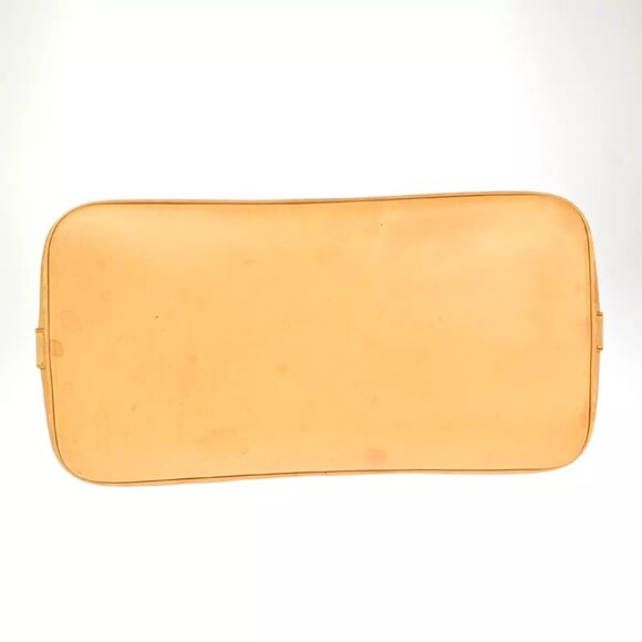 LOUIS VUITTON LV Logo Alma Hand Bag Monogram Leather Brown France M51130 79EA910 - Picture 6 of 15